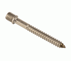 Tirafondo cabeza roscada inox A2 M6 x 30