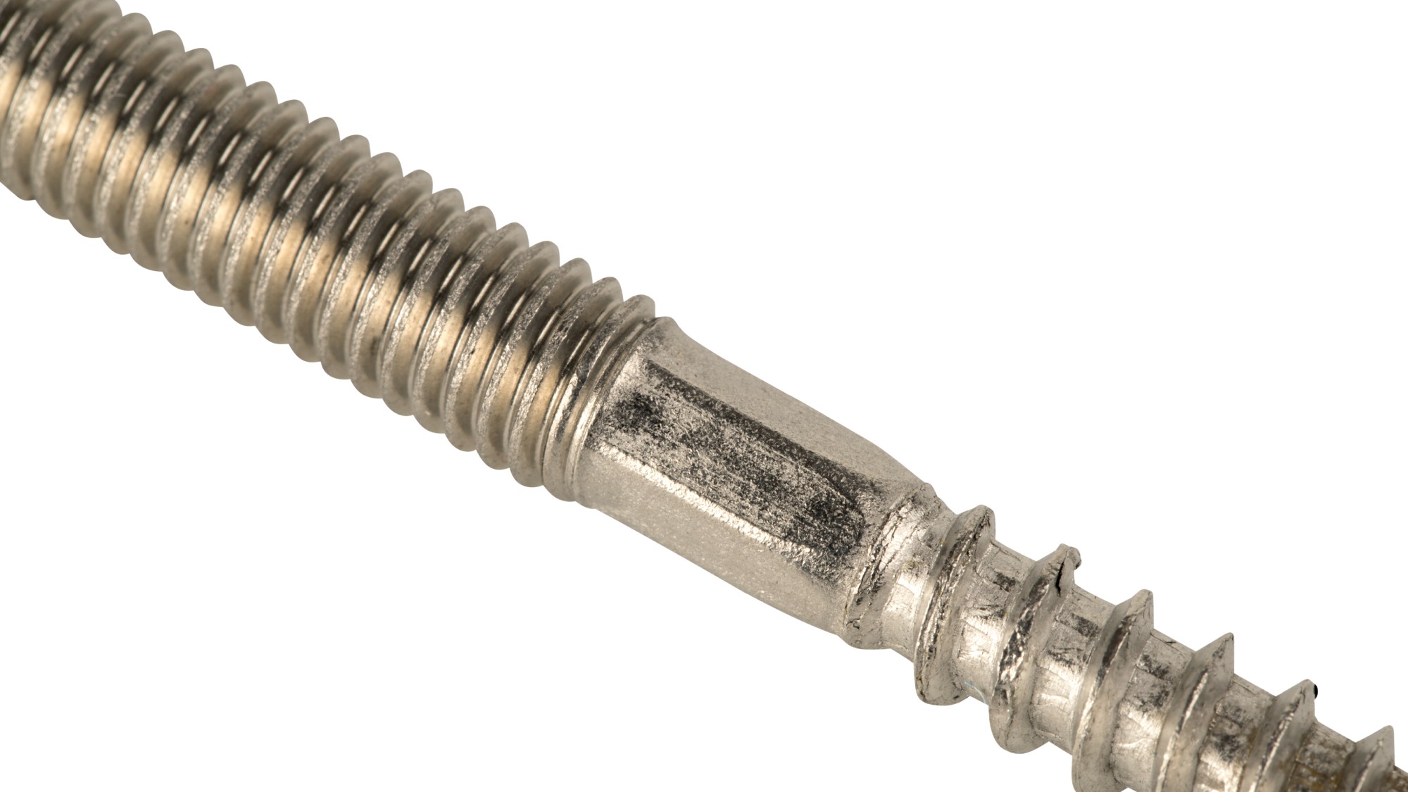 Tirafondo doble rosca inox A2 M8 x 60