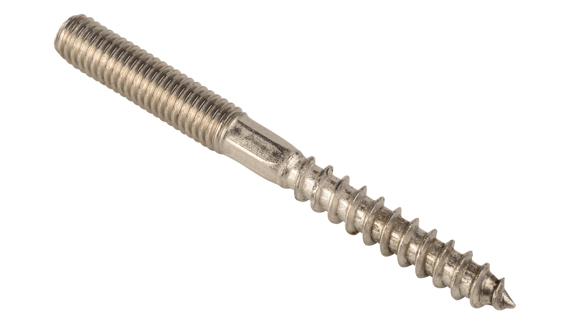 Tirafondo doble rosca inox A2 M8 x 60