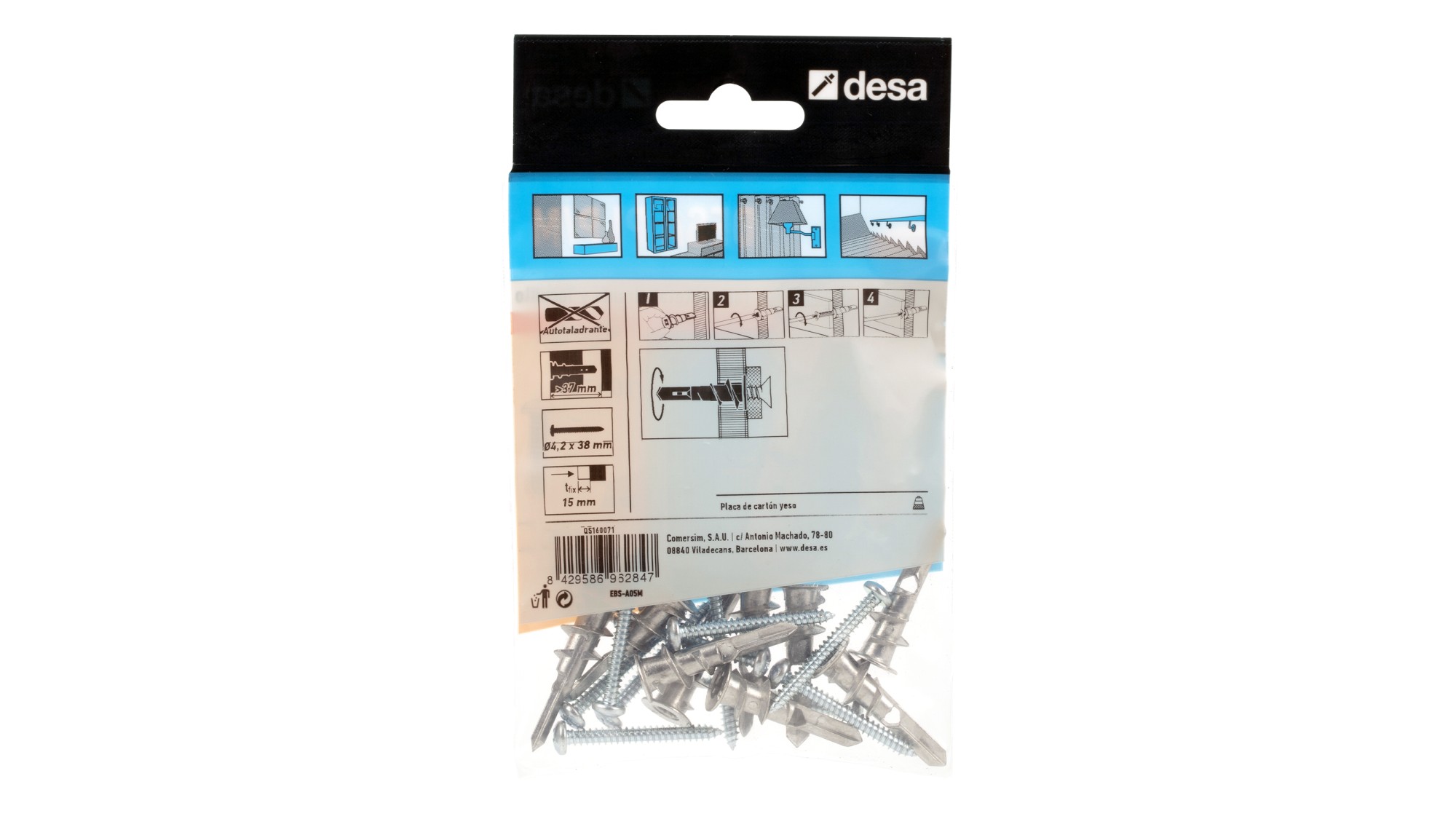 Desa PLM + tornillo 6 x 37