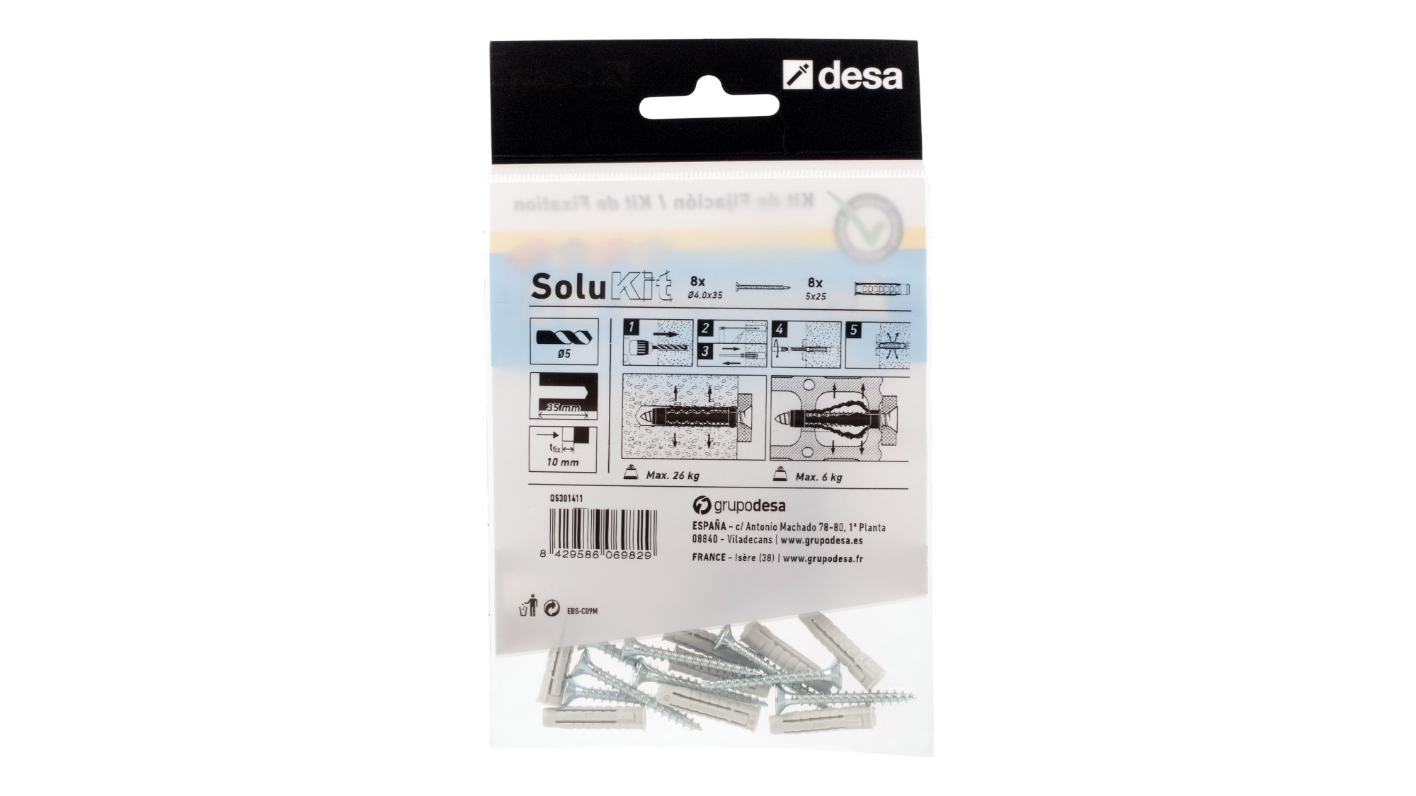 Conjunto taco NYX Solukit pequeños accesorios baño