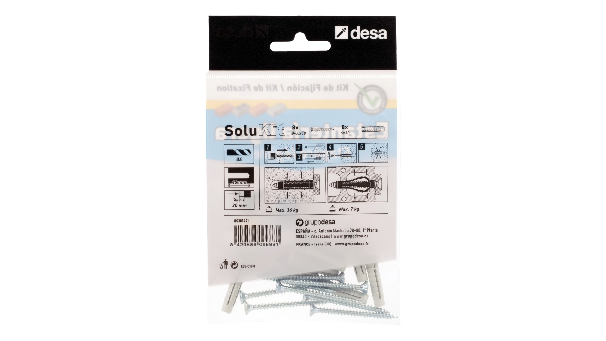 Conjunto taco NYX Solukit estanteria ligera