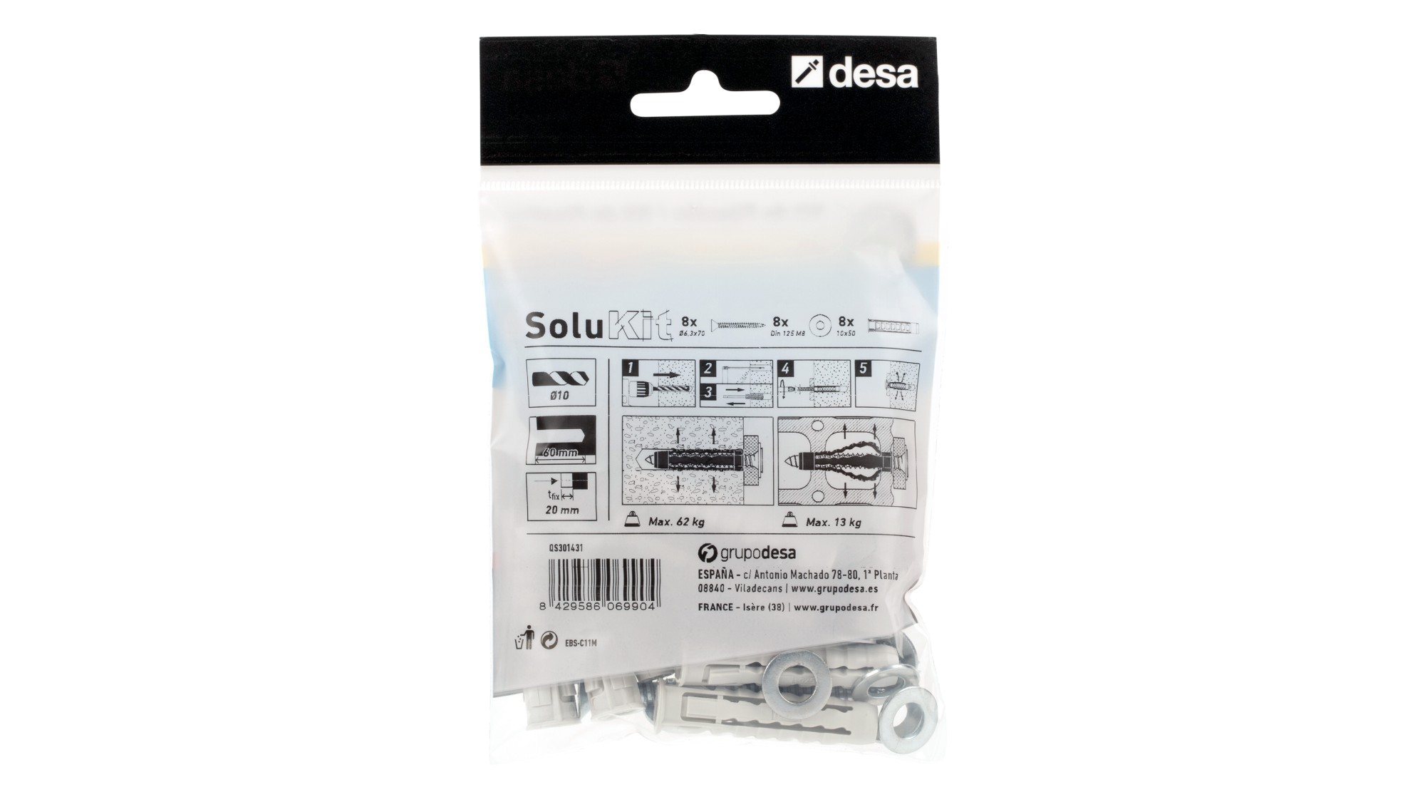 Conjunto taco NYX Solukit estanteria pesada