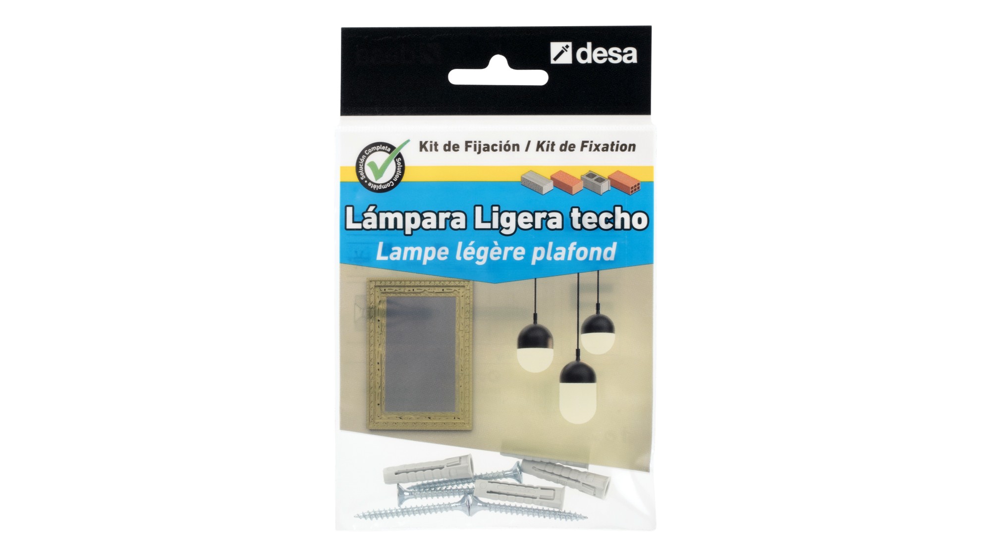 Conjunto taco NYX Solukit lampara ligera techo macizo