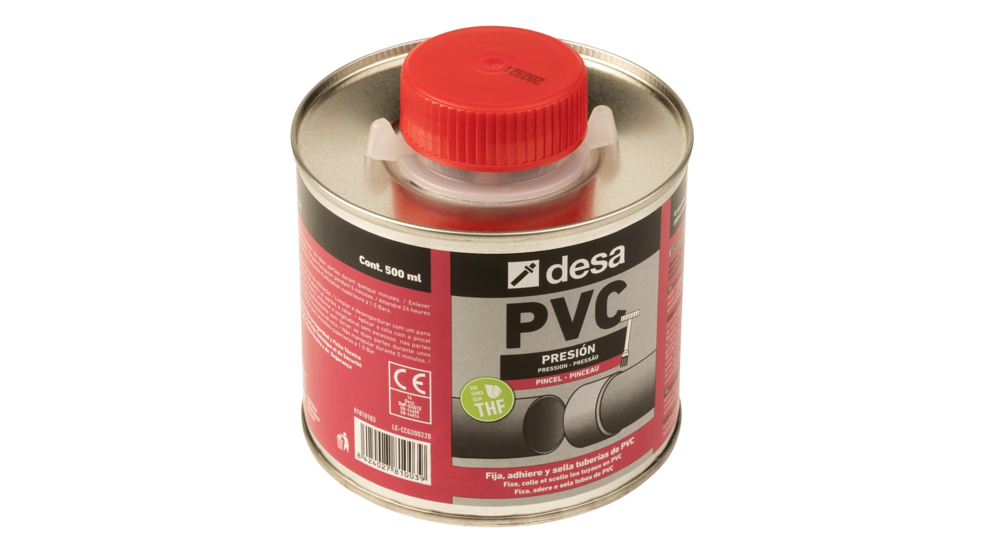 PVC presión pincel 250 ml