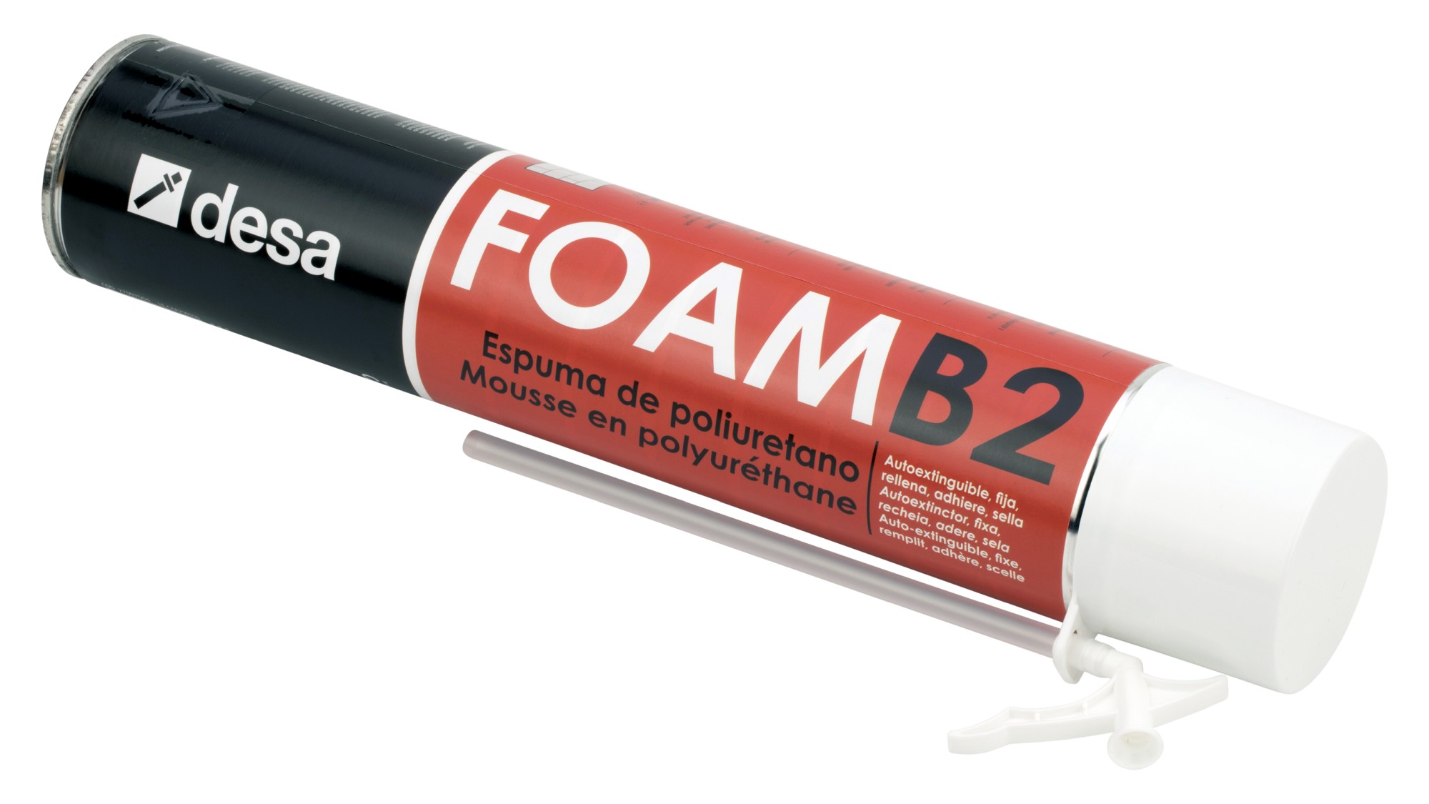 Desa foam B2 autoextinguible cánula 750 ml