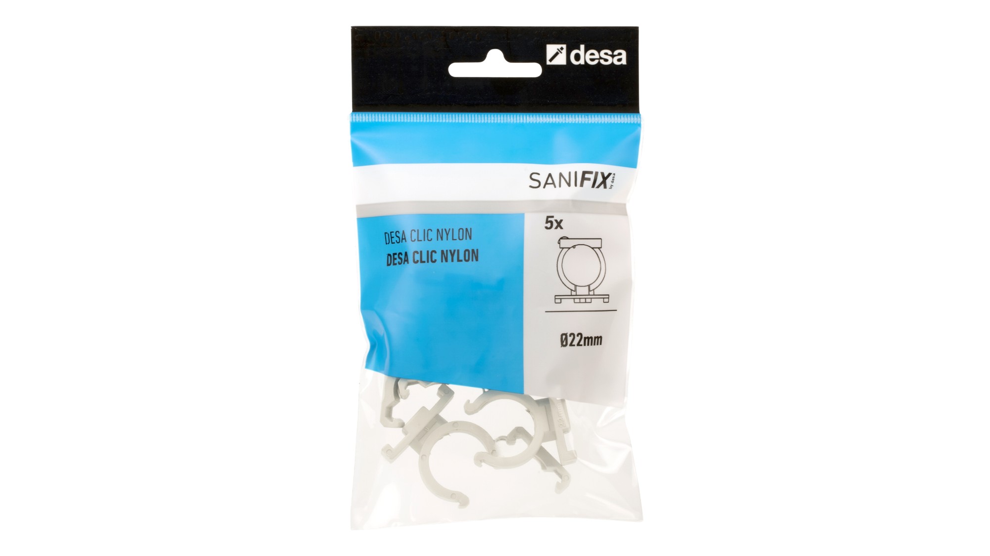 Desa clic nylon Ø22