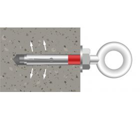 Desa bric cáncamo cerrado M12 / Ø16 x 80