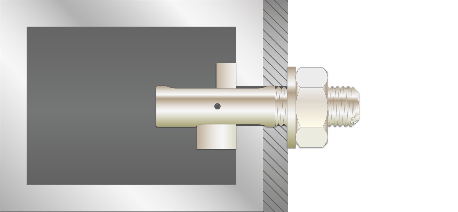 Desa Blind Inox M8 x 50