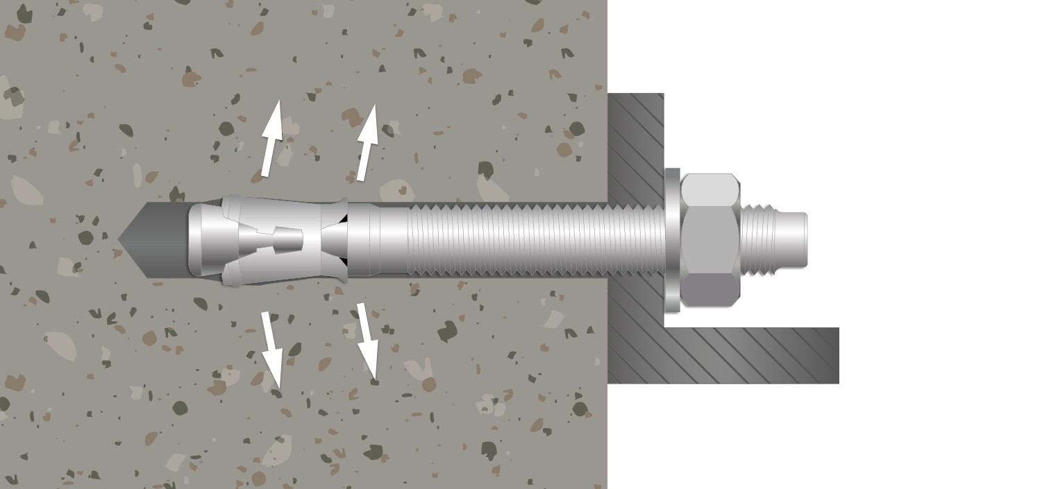 Desa fix hot dip M6 x 45