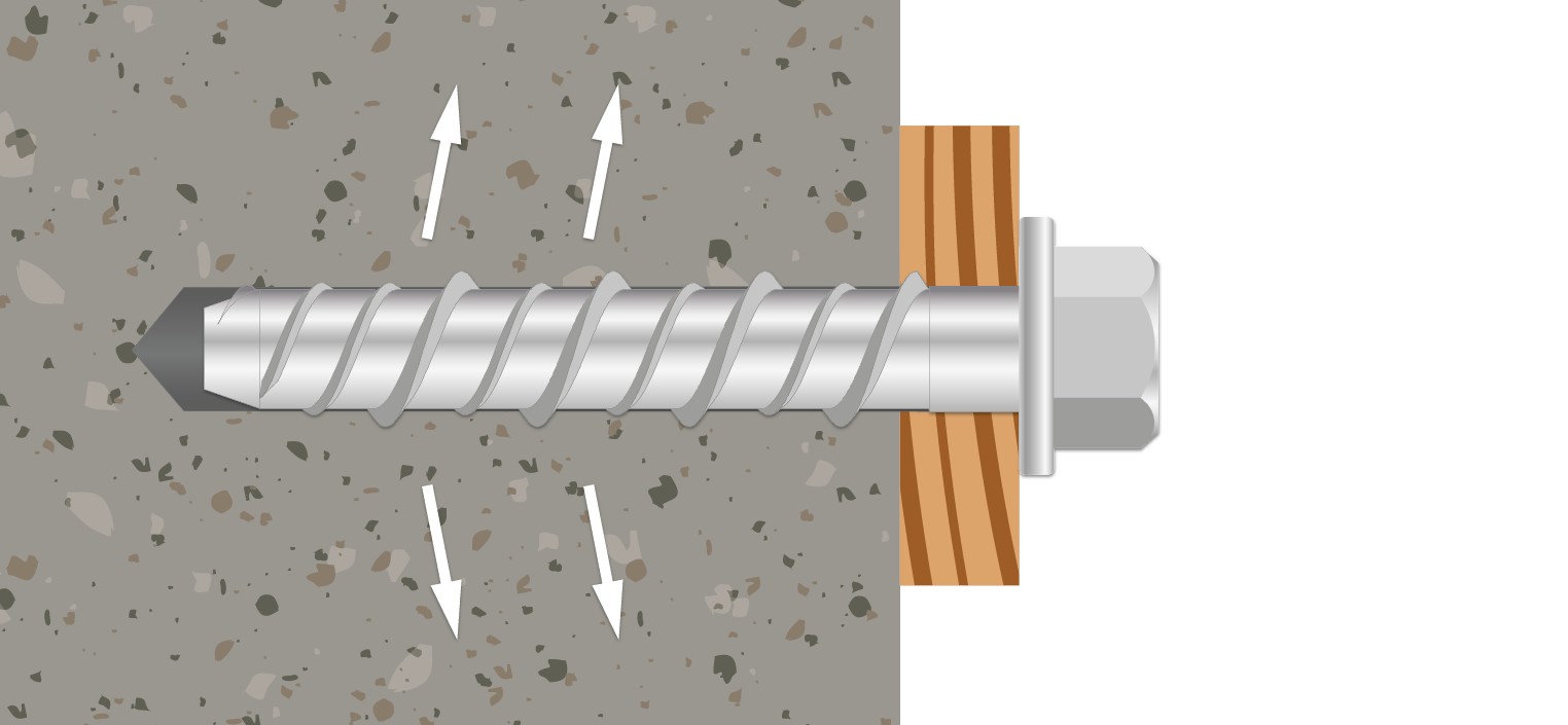 Desa tork HD cabeza hexagonal Ø8 / M10 x 75