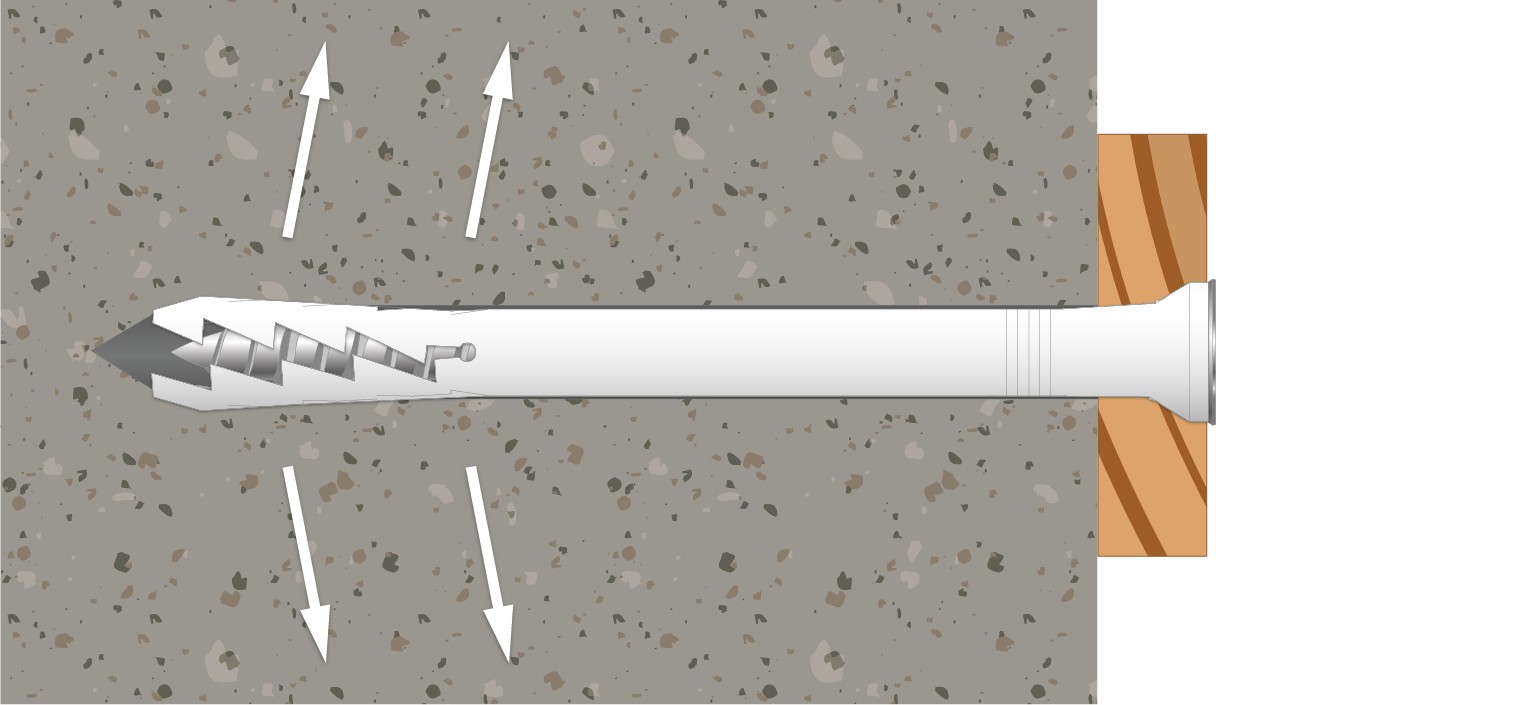 Taco clavo avellanado MNAr-S inox A2 5 x 30