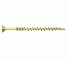 Tornillo FWS doble rosca TX cabeza plana bicromatado
