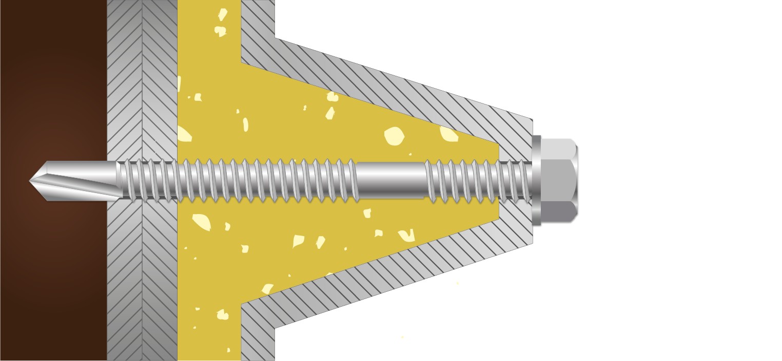 Tornillo broca panel sandwich 5,5 / 6,3 x 60 #3