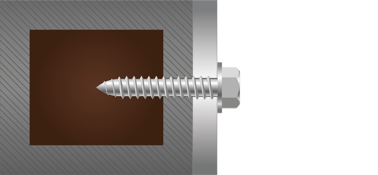 Tornillo rosca chapa hexagonal 4,5 x 15