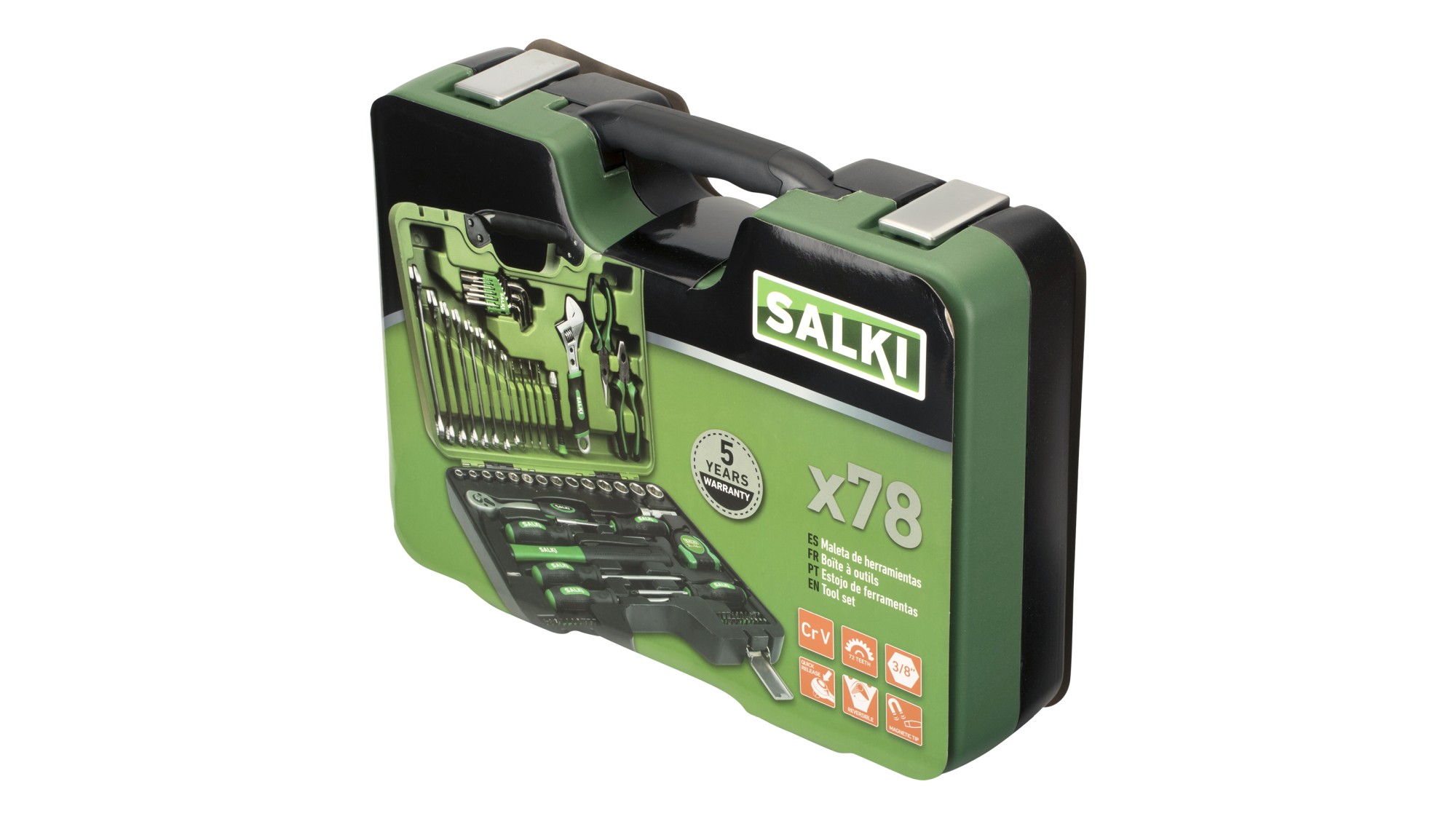 Maleta de herramientas 78 pcs
