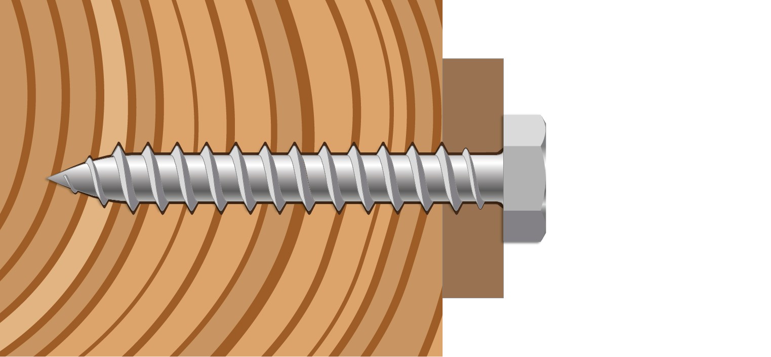 Tornillo barraquero DIN 571 5 x 25