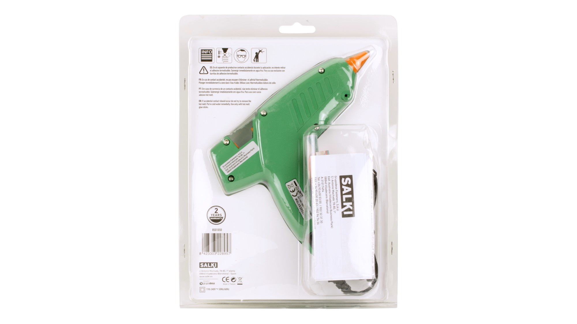 Pistola de cola ESK 70W - Ø12 mm - Sin cable