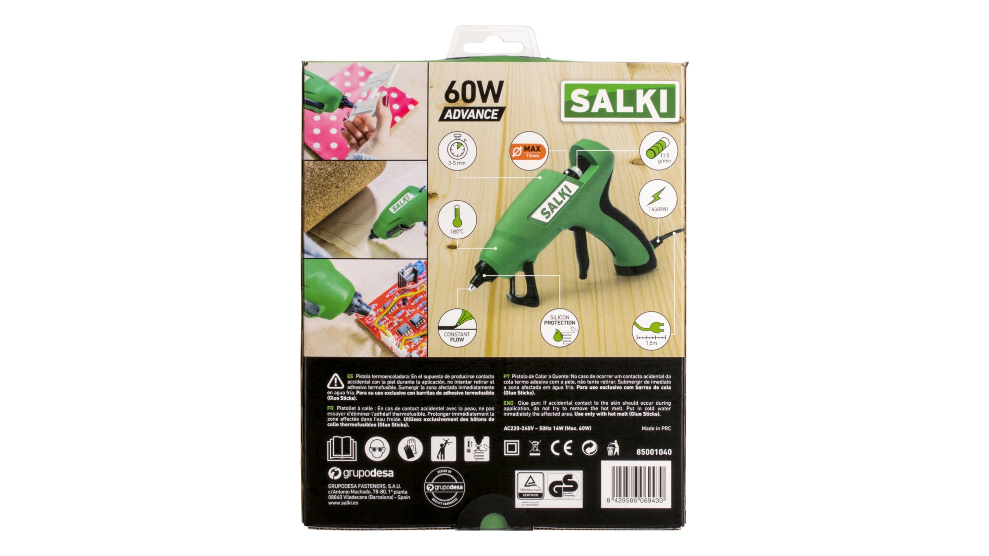 Pistola de cola 60W Advance (MAX) - Ø12 mm