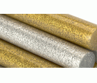 Barras de cola decoración y hobby Ø12 x 95 mm purpurina dorado + plateado