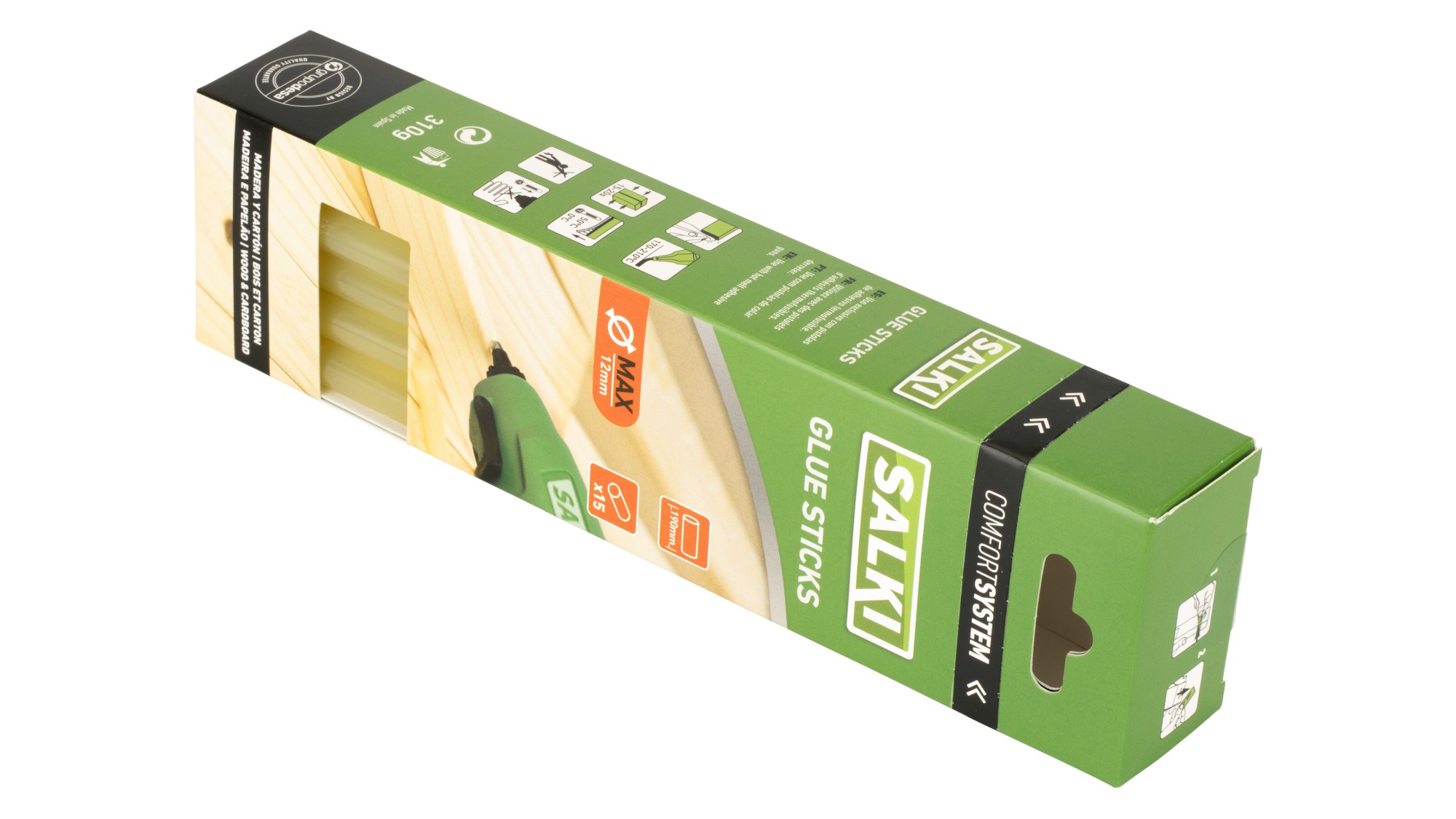 Barras de cola Madera y Cartón (MAX) Ø12 x 130 mm