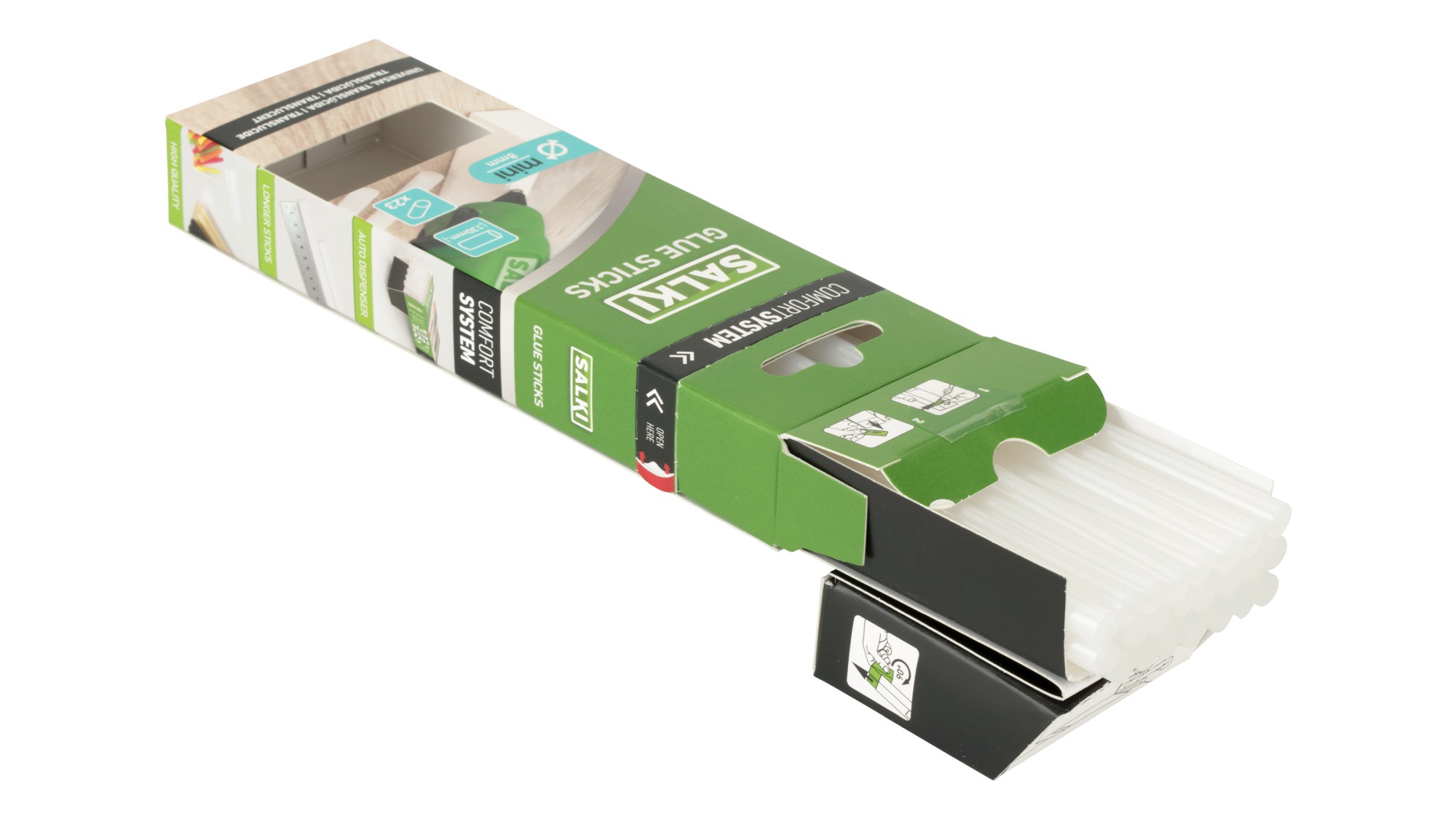 Barras de cola Universal Translúcida (mini) Ø8 x 130 mm