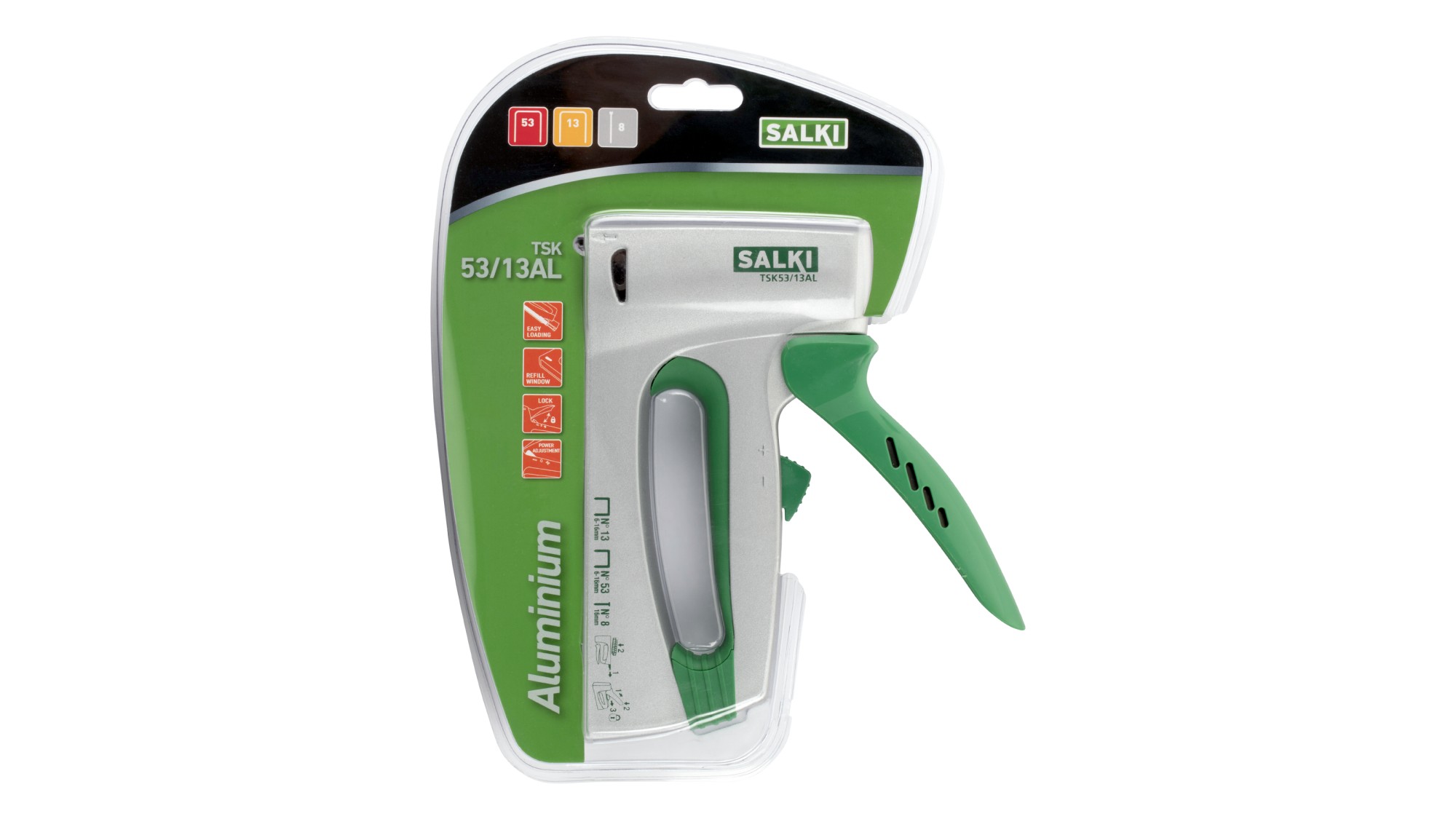 Grapadora manual TSK 53/13AL (de aluminio) - Expert Grapadora manual TSK 53 / 13 AL (de aluminio) - Expert