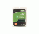 Grapa Omega 20 verde