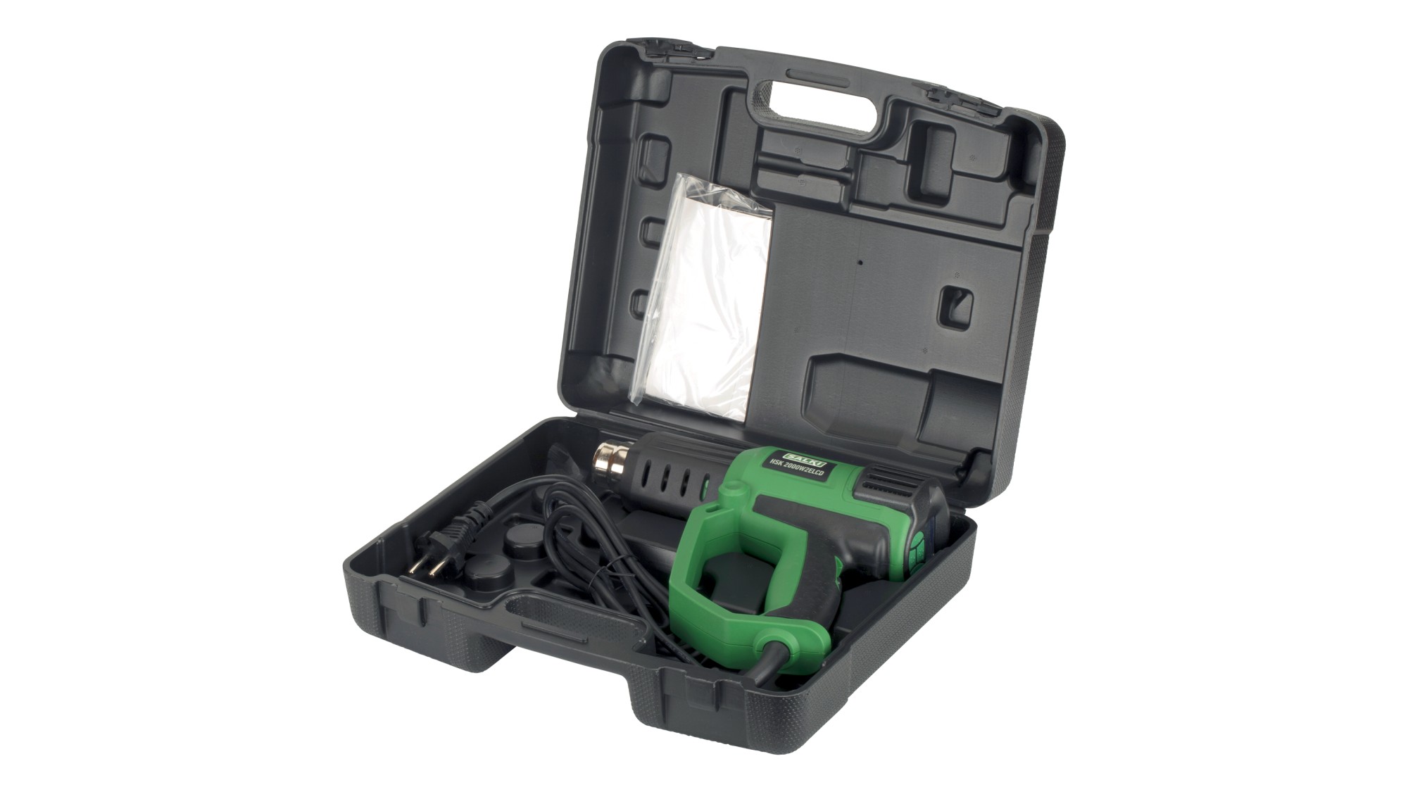 Pistola de aire caliente HSK 2000W 2 ELCD Heat Gun 2000W 2 ELCD | 2000W / 50 °C - 650 °C