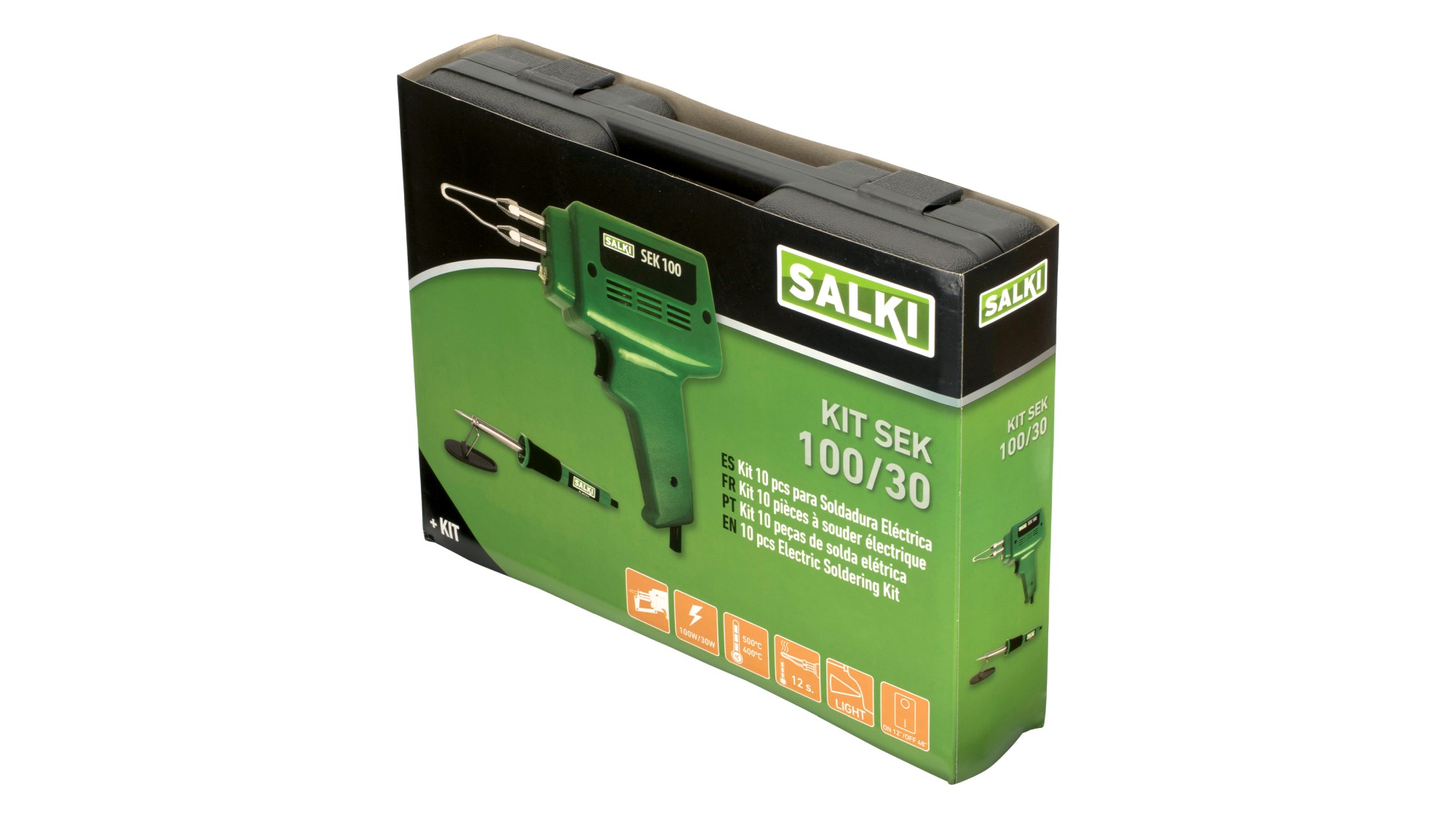 Estuche soldador 100 W - 10 piezas