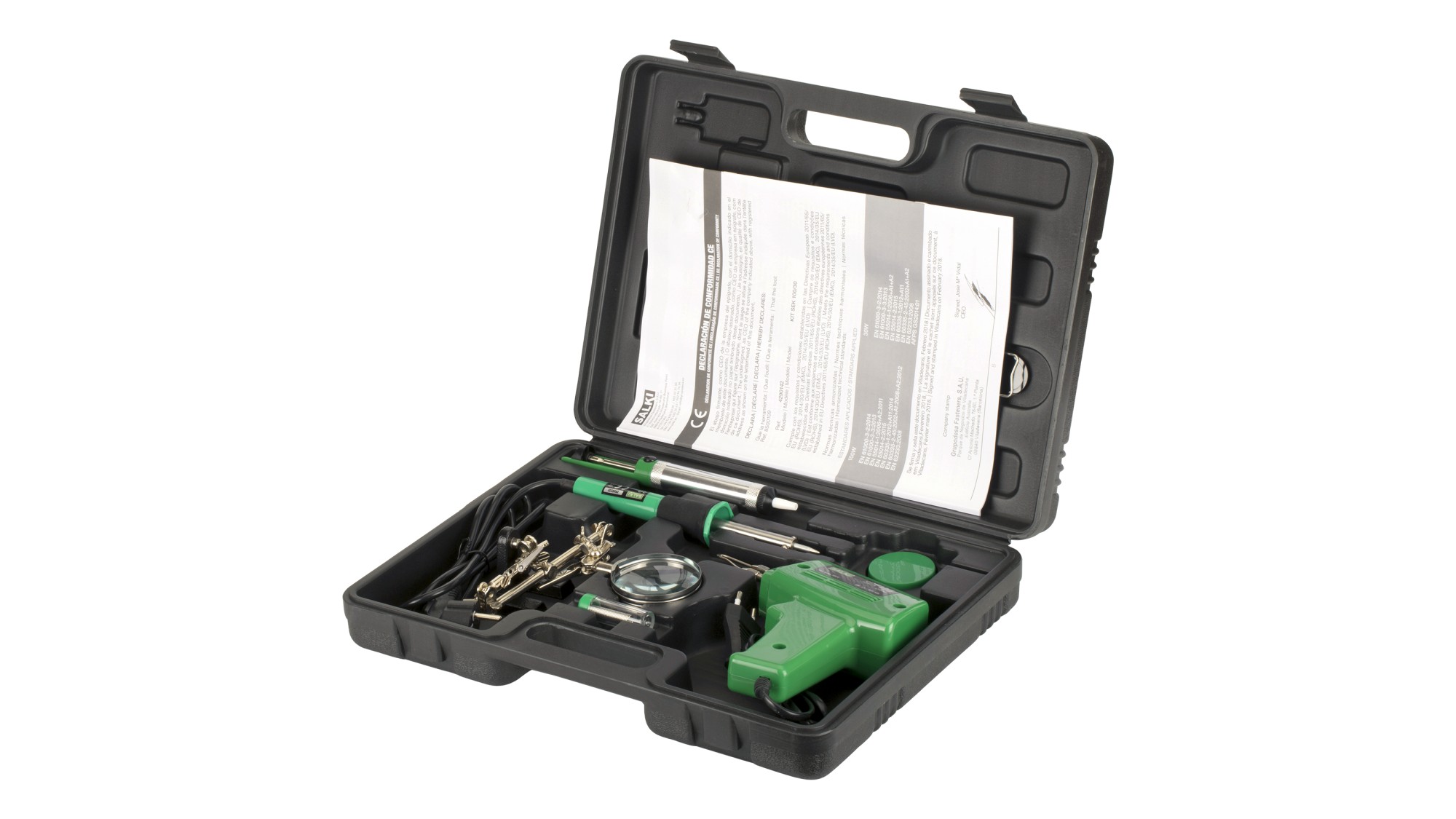 Estuche soldador 100 W - 10 piezas