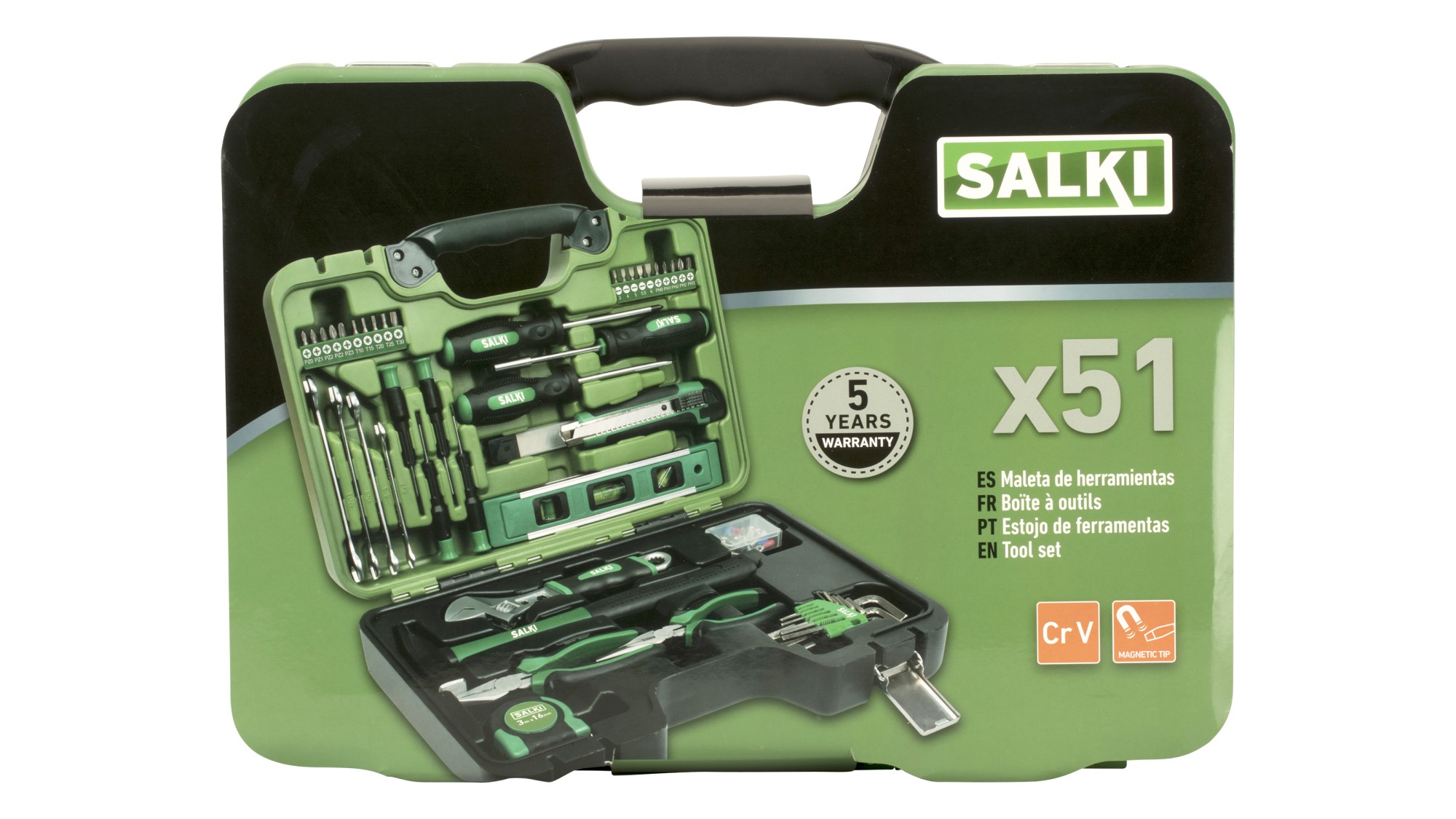 Maleta de herramientas 51 pcs