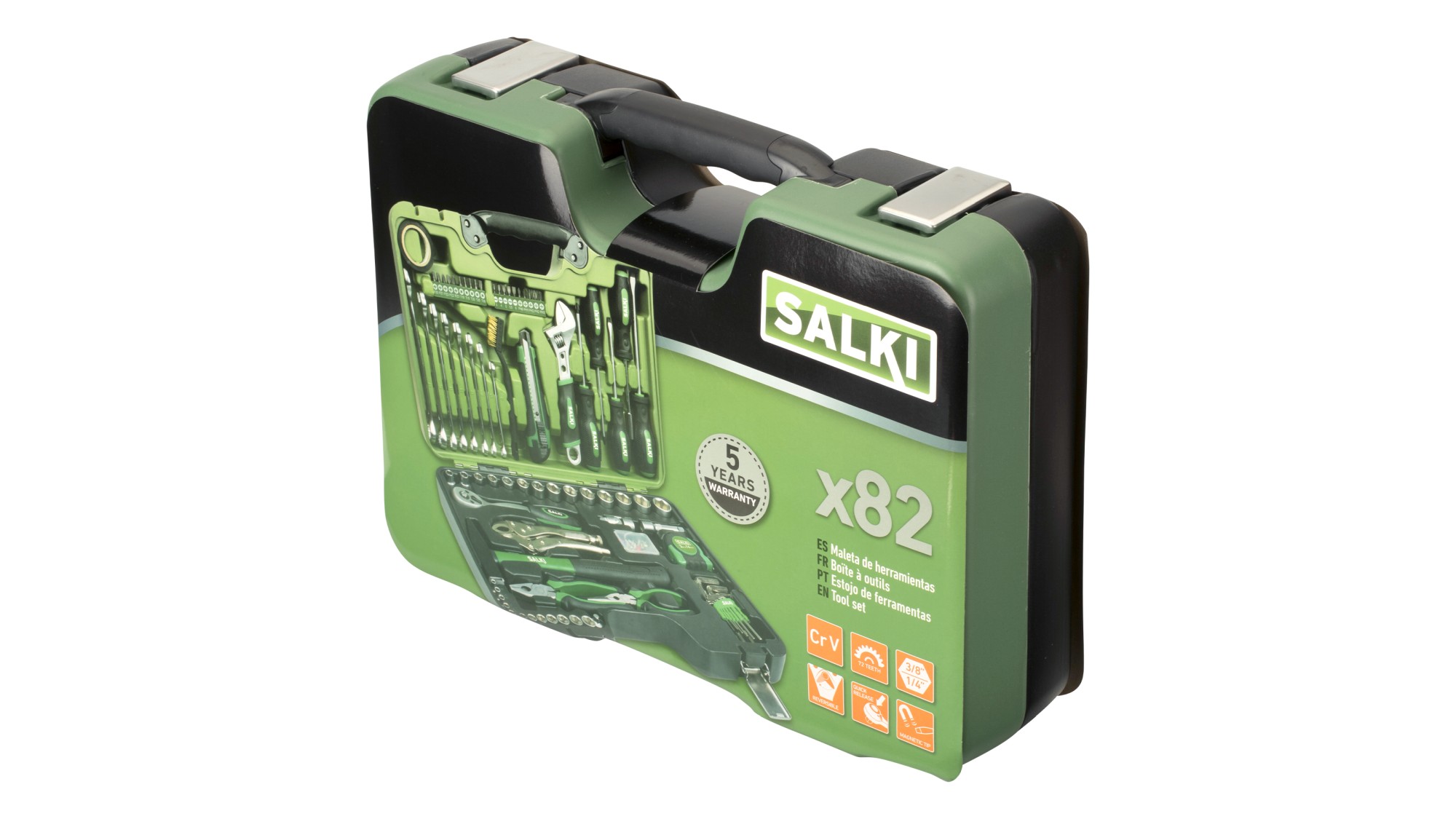 Maleta de herramientas 82 pcs