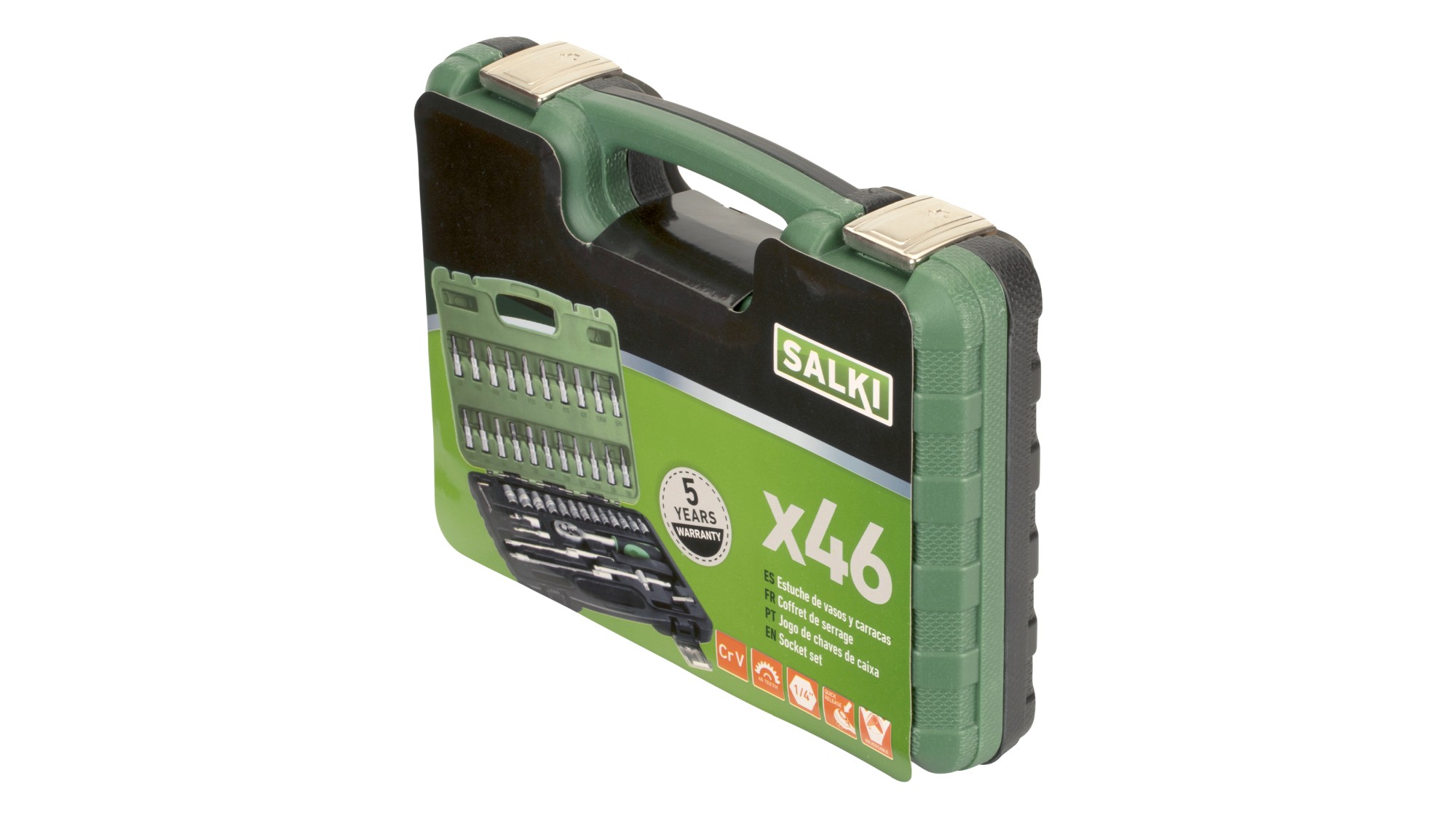 Estuche 1/4" - 46 pcs