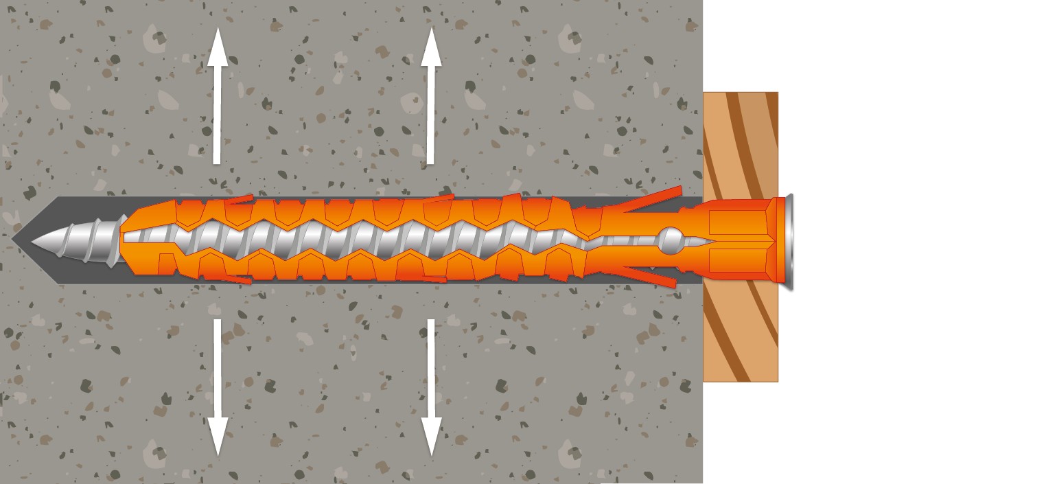 Taco largo MB-STr inox A4 8 x 80