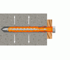 Taco largo MB-SSr inox A4 10 x 80