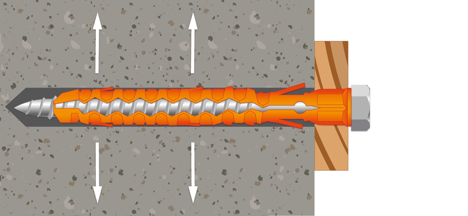 Taco largo MB-SSr inox A4 10 x 80