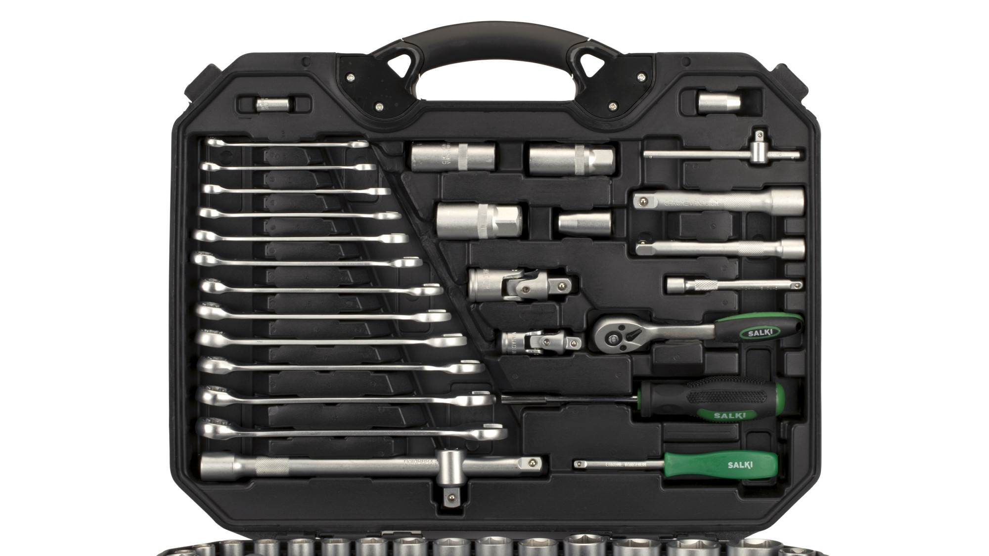 Estuche Salki Pro 1/4" + 1/2" + 3/8" - 218 pcs