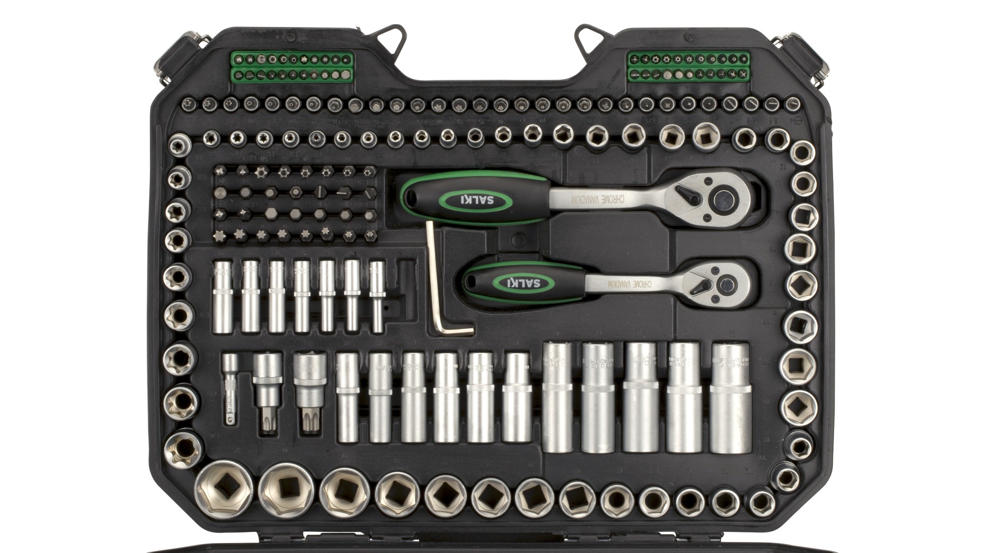Estuche Salki Pro 1/4" + 1/2" + 3/8" - 218 pcs