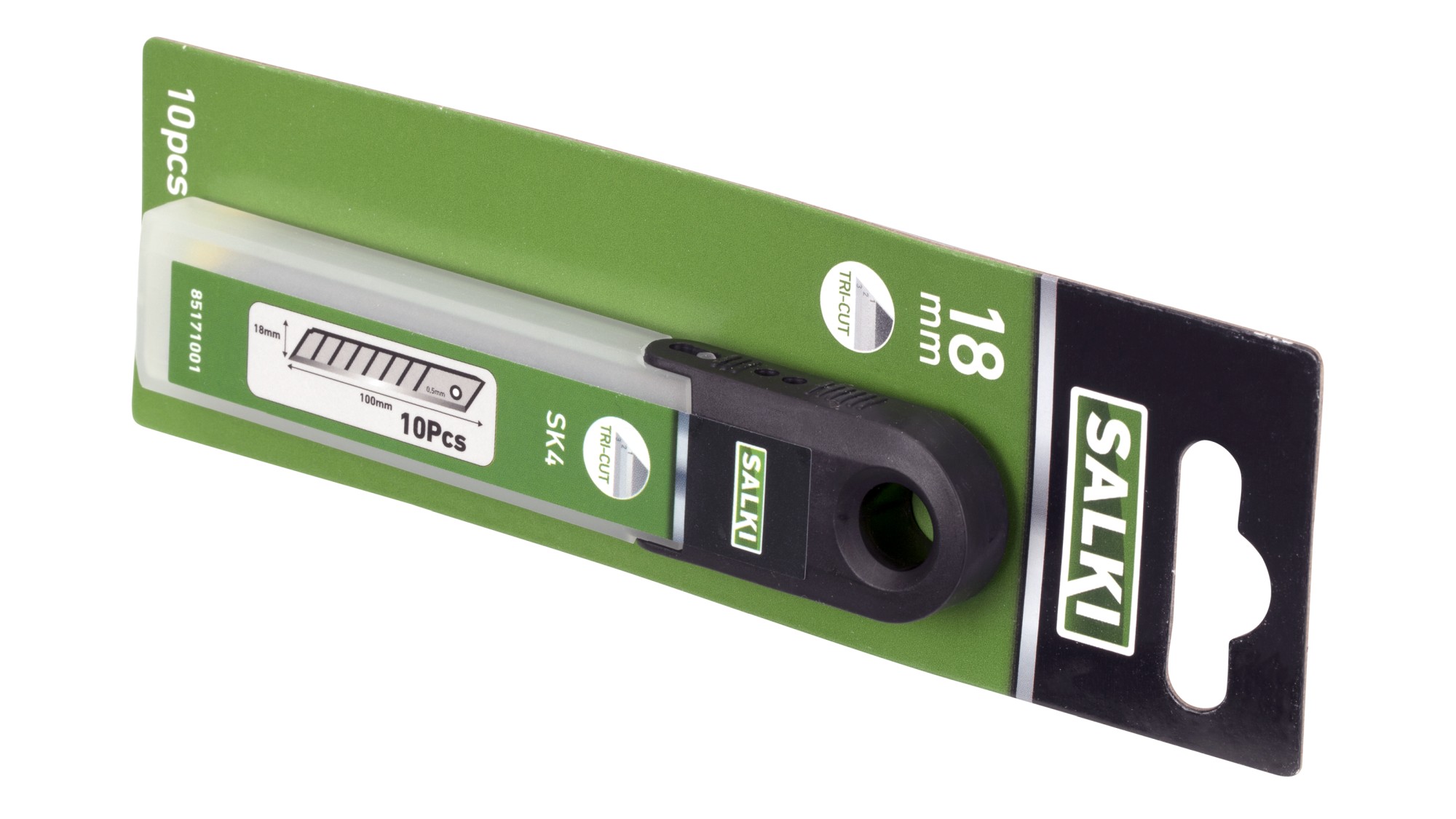 Blister cuchillas Salki TRI-CUT 18 mm - TRI-CUT