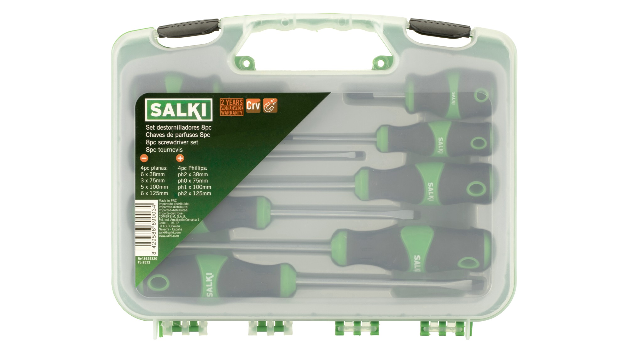 Juego 8 destornilladores