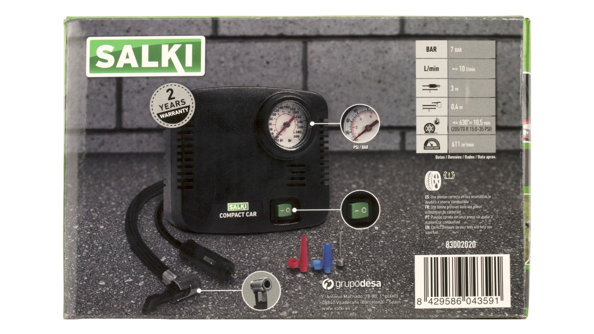 Compresor 12 v - Car compact