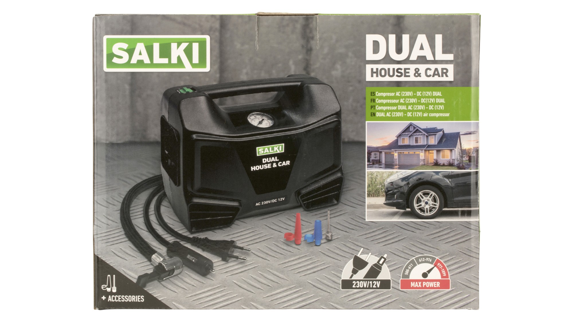 Compresor 230 - 12 v - House & Car dual