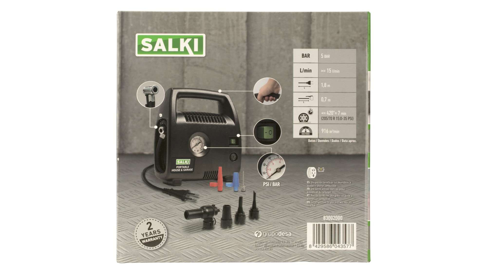 Compresor House & Garage portable