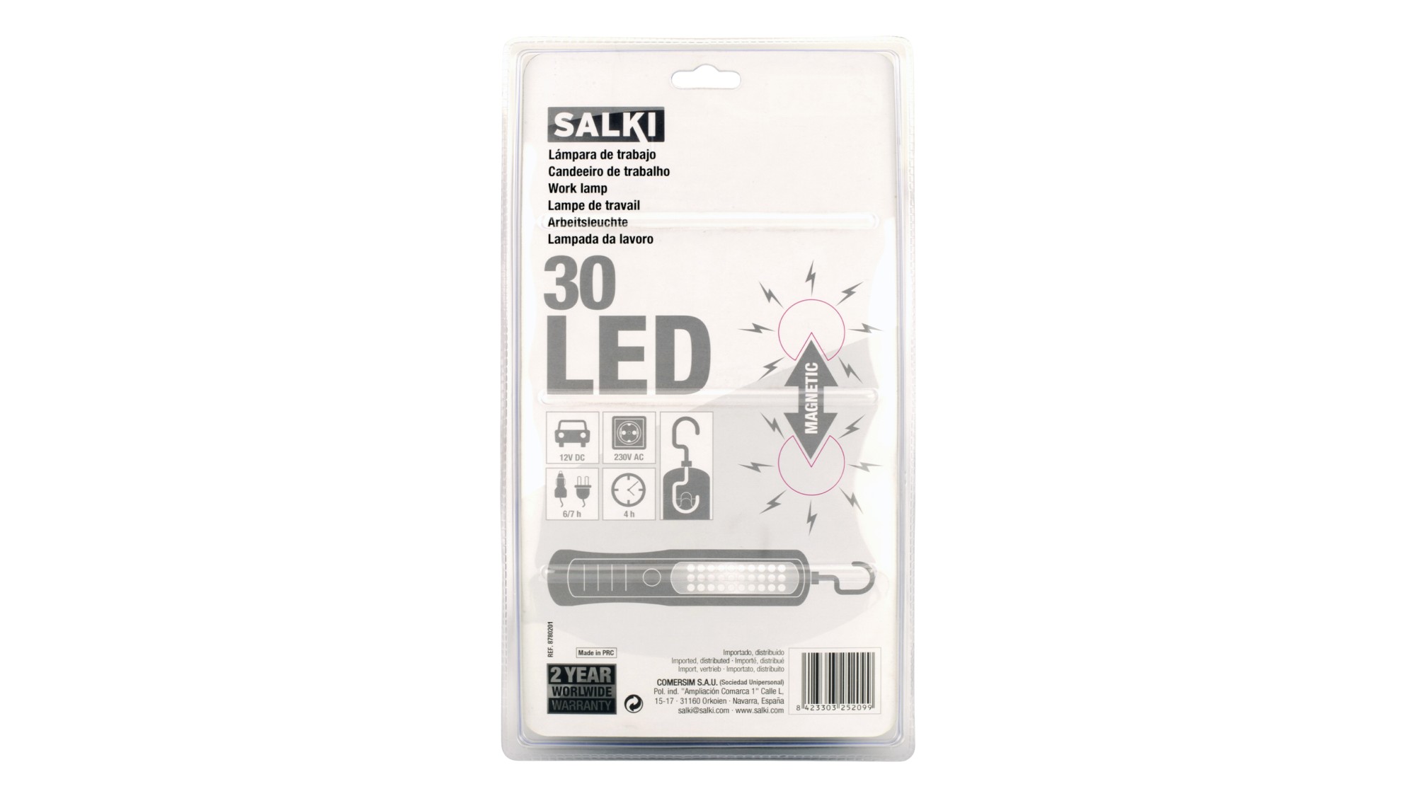Lámpara de trabajo 30 leds