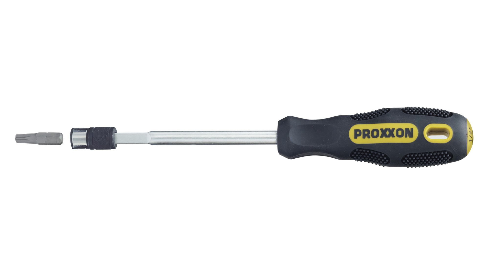 Destornillador adaptador (Vasos 1/4" + Puntas Hexagonales)