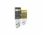 Llaves combinadas + soportes 10 pcs (8 - 19 mm)