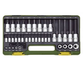 Estuche + puntas torx 1/2