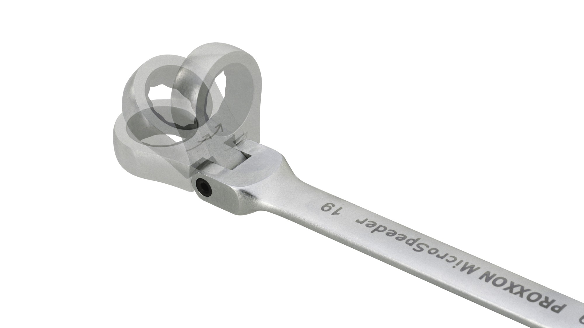 Llave articulada de carraca 72 dientes SW 8 mm