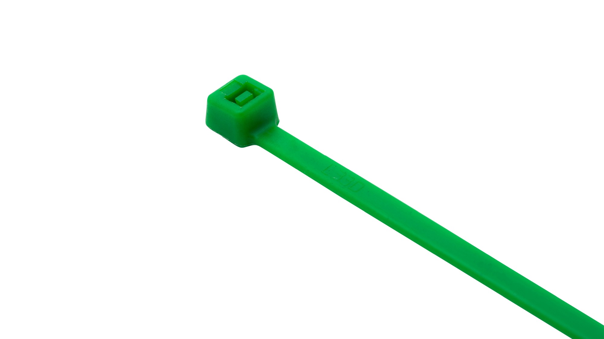 Brida nylon en blister color 3,6 x 150 Verde